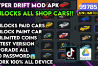 Download Hyper Drift Mod Apk v1.21 Unlock All Cars 2023