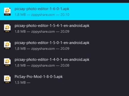 Link Download PicSay Pro Versi Lama
